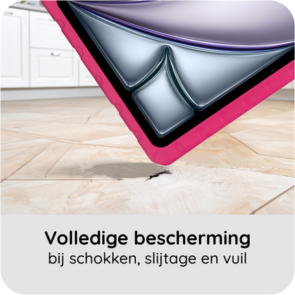 iPad Air 11 (M4 2026 / M3 2025 / M2 2024) - Kids Case Classic - Pink