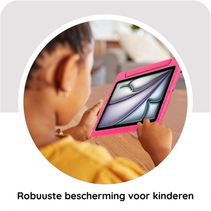 iPad Air 11 (M4 2026 / M3 2025 / M2 2024) - Kids Case Classic - Pink
