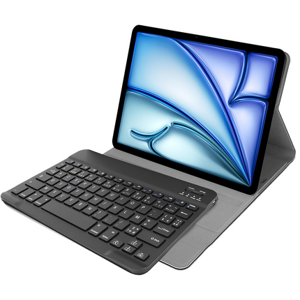 iPad Air 11 (M4 2026 / M3 2025 / M2 2024) - Premium Bluetooth Keyboard Cover Azerty