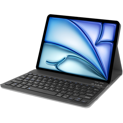 iPad Air 11 (M4 2026 / M3 2025 / M2 2024) - Premium Bluetooth Keyboard Cover Qwerty