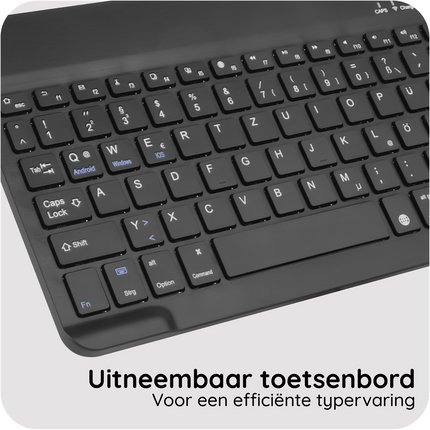 iPad Air 11 (M4 2026 / M3 2025 / M2 2024) - Premium Bluetooth Keyboard Cover Qwertz
