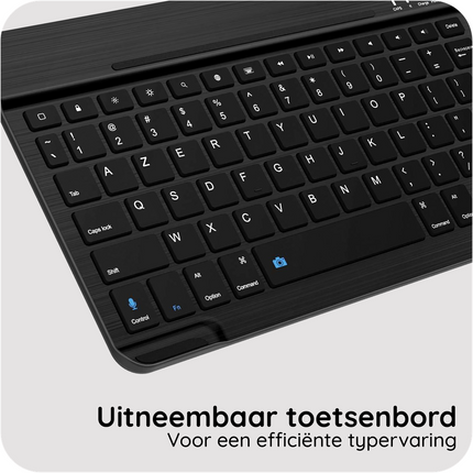 iPad Air 13 (M4 2026 / M3 2025 / M2 2024) - Premium Bluetooth Keyboard Cover Azerty