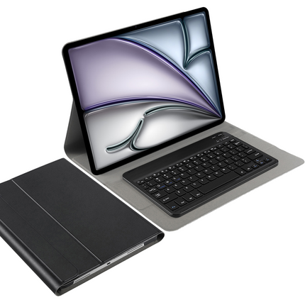 iPad Air 13 (M4 2026 / M3 2025 / M2 2024) - Premium Bluetooth Keyboard Cover Qwerty