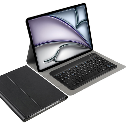iPad Air 13 (M4 2026 / M3 2025 / M2 2024) - Premium Bluetooth Keyboard Cover Qwertz