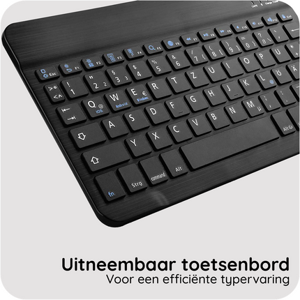 iPad Air 13 (M4 2026 / M3 2025 / M2 2024) - Premium Bluetooth Keyboard Cover Qwertz