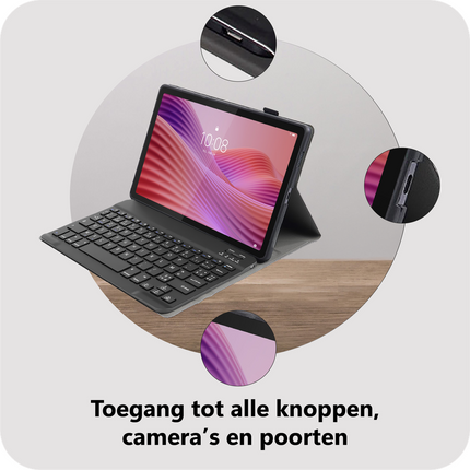 Lenovo Yoga Tab - Premium Bluetooth Keyboard Cover Azerty