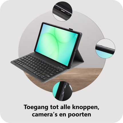 Samsung Galaxy Tab A11 Plus - Premium Bluetooth Keyboard Cover Qwerty