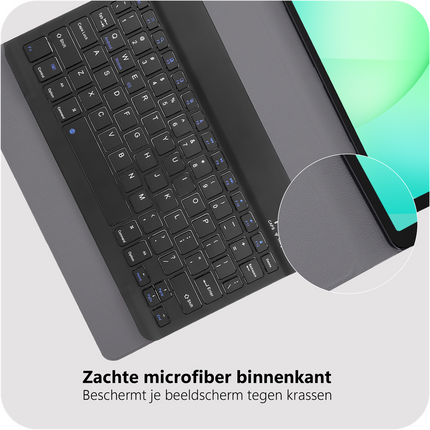 Samsung Galaxy Tab A11 - Premium Bluetooth Keyboard Cover Qwerty