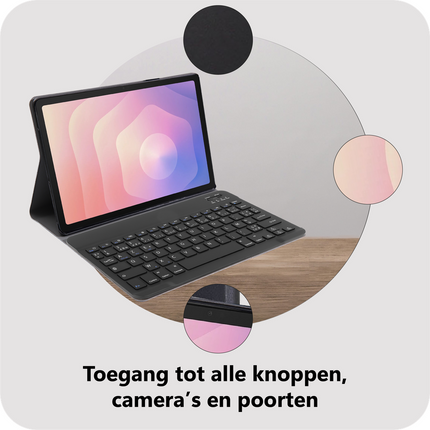 Samsung Galaxy Tab S11 - Premium Bluetooth Keyboard Cover Azerty