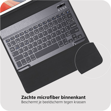Universal 9-11 inch  - Premium Bluetooth Keyboard Cover - Azerty