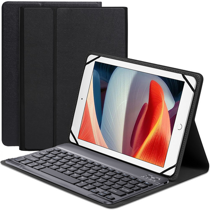 Universal 9-11 inch  - Premium Bluetooth Keyboard Cover - Qwerty