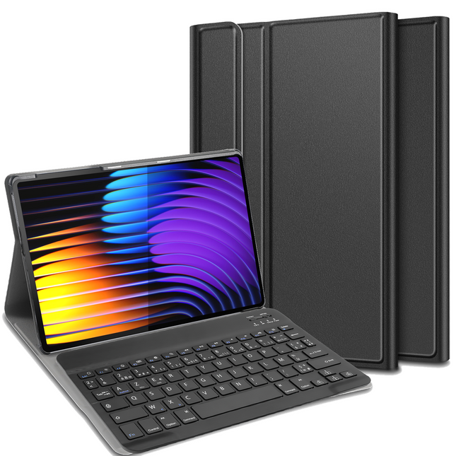Xiaomi Pad 8 / Pad 8 Pro / Pad 7 / Pad 7 Pro - Premium Bluetooth Keyboard Cover Azerty