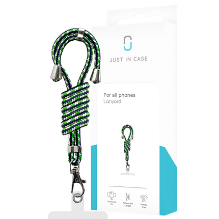 Lanyard Universal - Phone Cord - Green / Blue