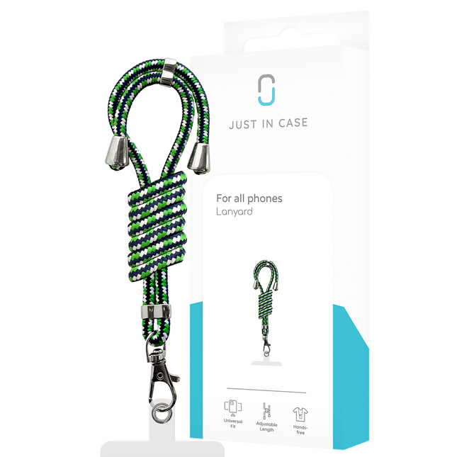 Lanyard Universal - Phone Cord - Green / Blue