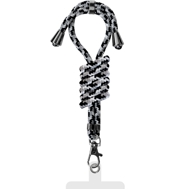 Lanyard Universal - Phone Cord - Black / Grey
