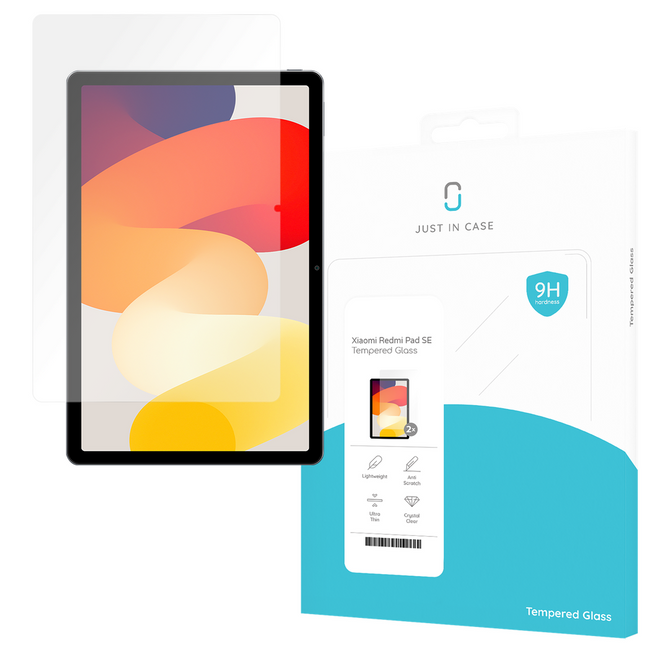 Xiaomi Redmi Pad SE Tempered Glass - Screenprotector - Clear - 2 Pack