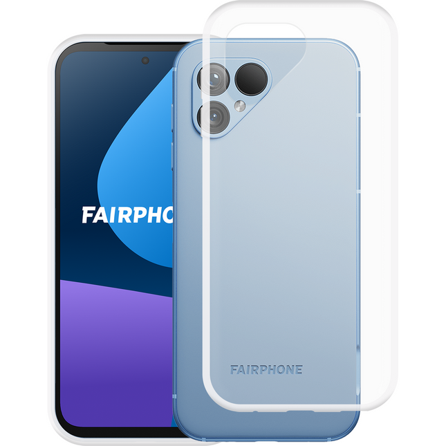 Lanyard Case - Fairphone 5 - Soft TPU Protective Cover with Necklace - Clear