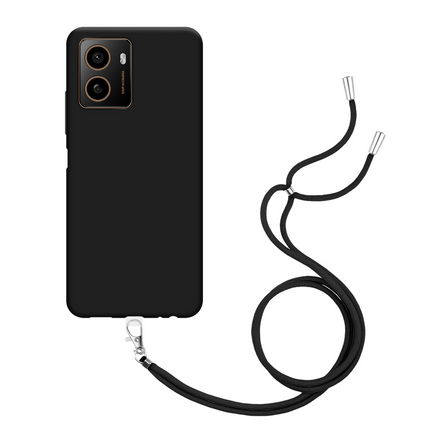 Lanyard Case - HMD Pulse+ - Soft TPU Protective Cover with Necklace - Black