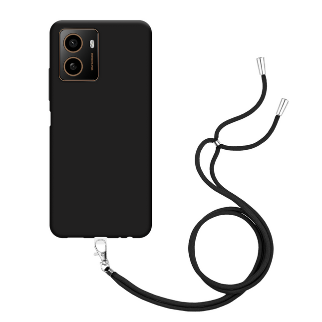 Lanyard Case - HMD Pulse+ - Soft TPU Protective Cover with Necklace - Black