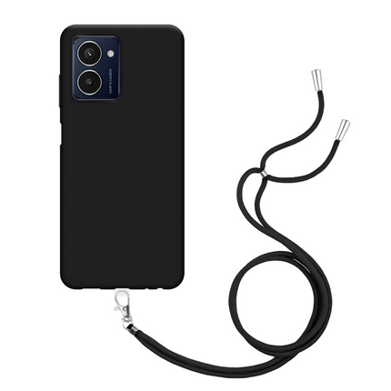 Lanyard Case - HMD Pulse Pro - Soft TPU Protective Cover with Necklace - Black