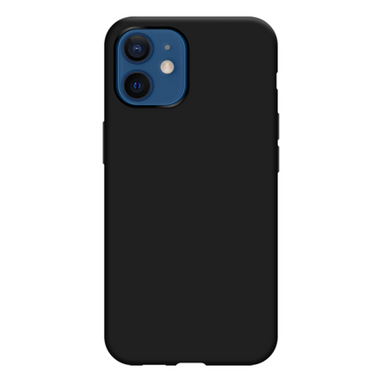 Lanyard Case - iPhone 12 / 12 Pro - Soft TPU Protective Cover with Necklace - Black