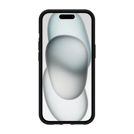 Lanyard Case - iPhone 15 - Soft TPU Protective Cover with Necklace - Black