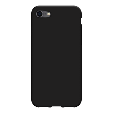 Lanyard Case - iPhone SE (2020) - Soft TPU Protective Cover with Necklace - Black