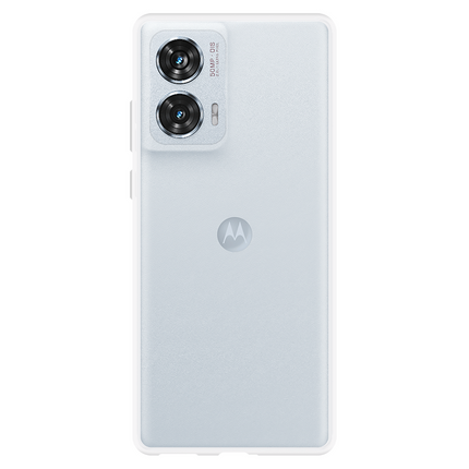 Lanyard Case - Motorola Edge 50 Fusion (5G) - Soft TPU Protective Cover with Necklace - Clear