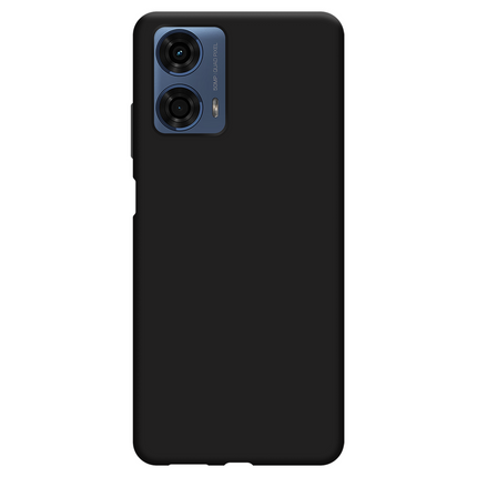 Lanyard Case - Motorola Moto E14 - Soft TPU Protective Cover with Necklace - Black
