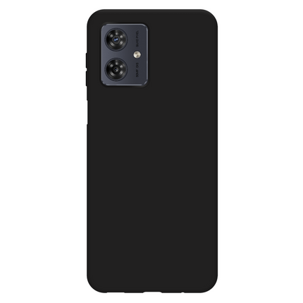 Lanyard Case - Motorola Moto G54 (5G) - Soft TPU Protective Cover with Necklace - Black
