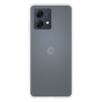 Lanyard Case - Motorola Moto G84 (5G) - Soft TPU Protective Cover with Necklace - Clear