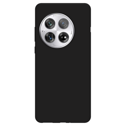 Lanyard Case - OnePlus 12 - Soft TPU Protective Cover with Necklace - Black