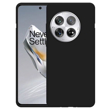 Lanyard Case - OnePlus 12 - Soft TPU Protective Cover with Necklace - Black