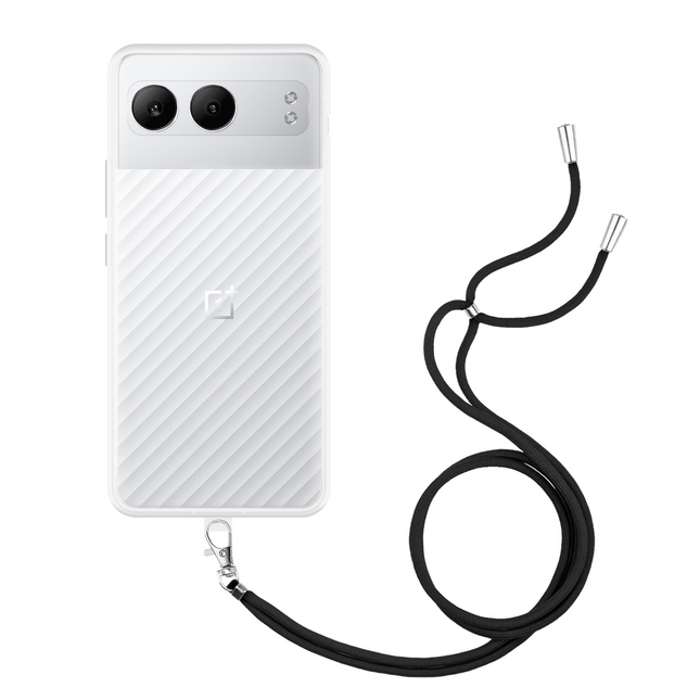 Lanyard Case - OnePlus Nord 4 - Soft TPU Protective Cover with Necklace - Clear