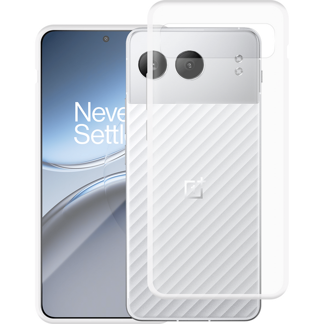 Lanyard Case - OnePlus Nord 4 - Soft TPU Protective Cover with Necklace - Clear