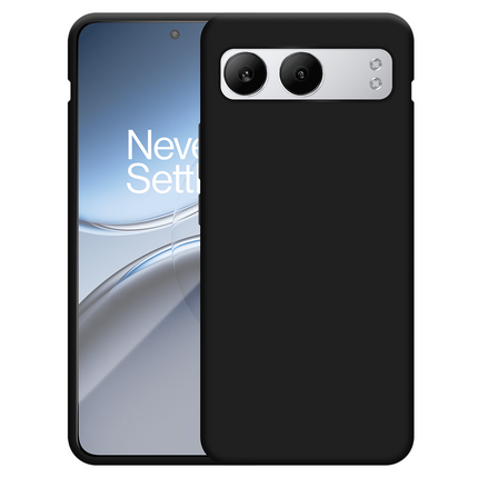 Lanyard Case - OnePlus Nord 4 - Soft TPU Protective Cover with Necklace - Black