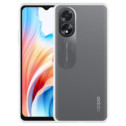 Lanyard Case - Oppo A18 (4G) / A38 (4G) - Soft TPU Protective Cover with Necklace - Clear