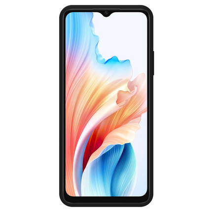 Lanyard Case - Oppo A18 (4G) / A38 (4G) - Soft TPU Protective Cover with Necklace - Black