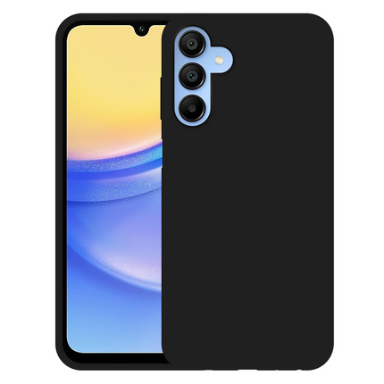 Lanyard Case - Samsung Galaxy A15 (4G/5G) - Soft TPU Protective Cover with Necklace - Black