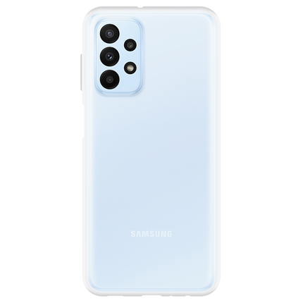 Lanyard Case - Samsung Galaxy A23 - Soft TPU Protective Cover with Necklace - Clear