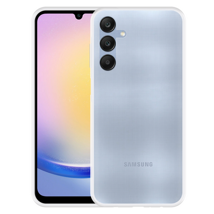 Lanyard Case - Samsung Galaxy A25 - Soft TPU Protective Cover with Necklace - Clear