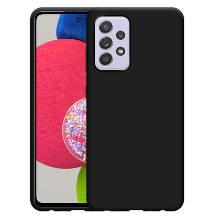 Lanyard Case - Samsung Galaxy A52 (4G/5G) / A52s - Soft TPU Protective Cover with Necklace - Black