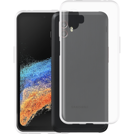 Lanyard Case - Samsung Galaxy Xcover 6 Pro - Soft TPU Protective Cover with Necklace - Clear