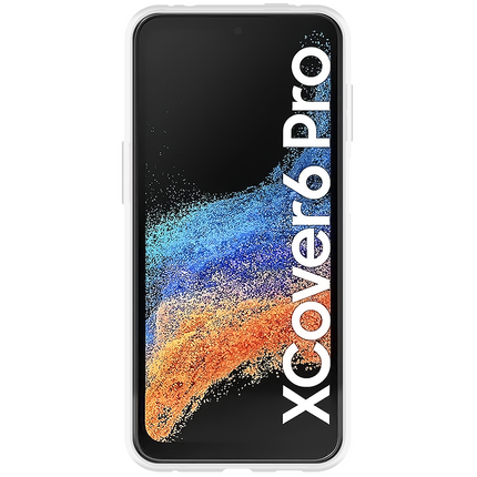 Lanyard Case - Samsung Galaxy Xcover 6 Pro - Soft TPU Protective Cover with Necklace - Clear