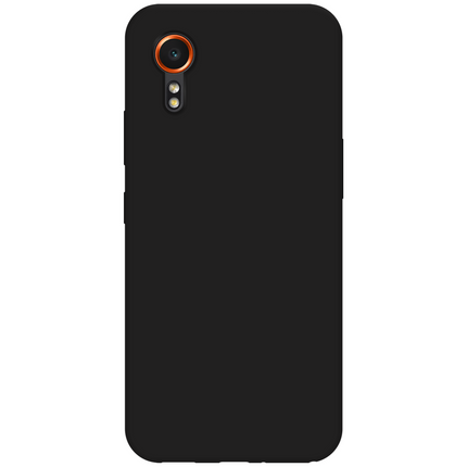 Lanyard Case - Samsung Galaxy Xcover7 - Soft TPU Protective Cover with Necklace - Black