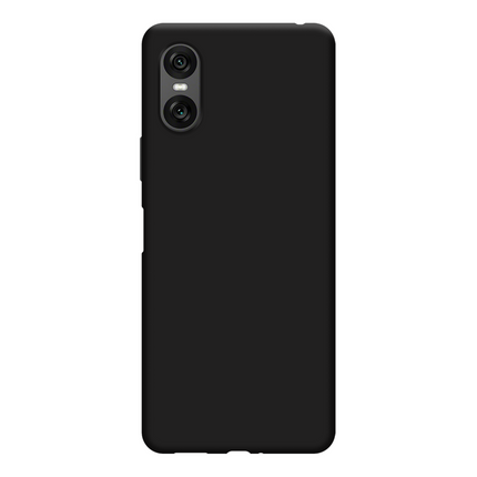 Lanyard Case - Sony Xperia 10 VI - Soft TPU Protective Cover with Necklace - Black