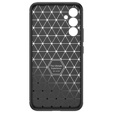 Samsung Galaxy A34 - Soft Design TPU Case - Black