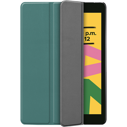 iPad 2021 (9th Gen)/2020 (8th Gen)/iPad 2019 (7th Gen) - TriFold Smart Book Case - Green