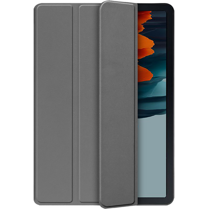 Samsung Galaxy Tab S7 - TriFold Smart Book Case Pen Slot - Grey
