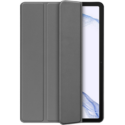 Samsung Galaxy Tab S8 - TriFold Smart Book Case Pen Slot - Grey